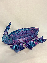 Tavus Kuşu Figürlü Obje